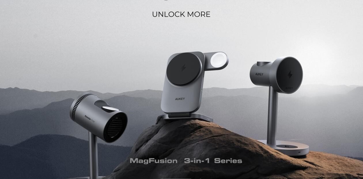 AUKEY Launches 3-in-1 Magnetic Wireless Chargers at CES 2024