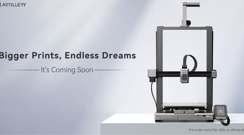 Artillery showcase the Sidewinder X4 Plus high-speed 3D printer